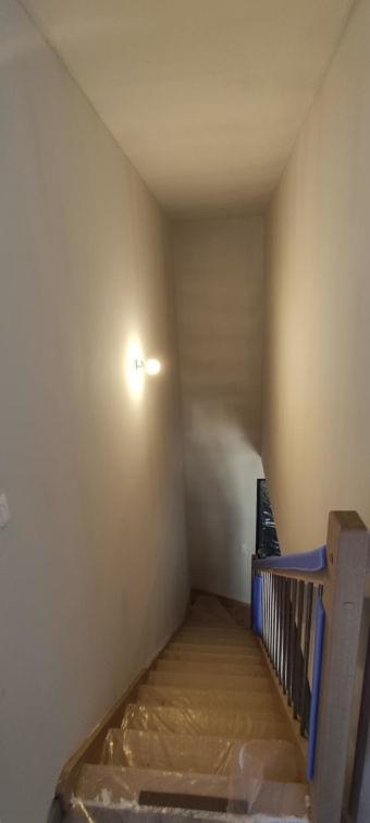 pomieszczenie po szpachlowaniu