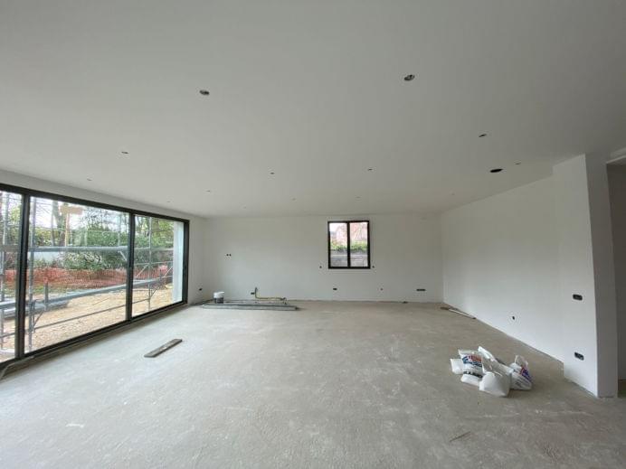 pomieszczenie po szpachlowaniu