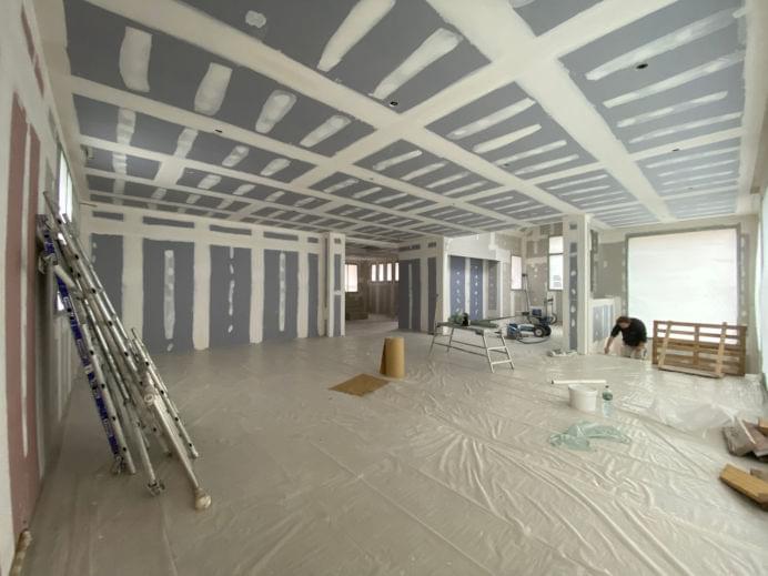 pomieszczenie przed szpachlowaniem