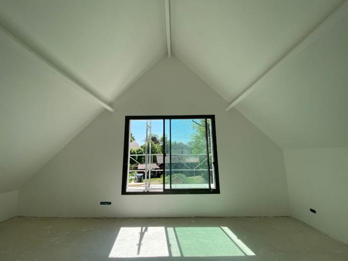 pomieszczenie po szpachlowaniu