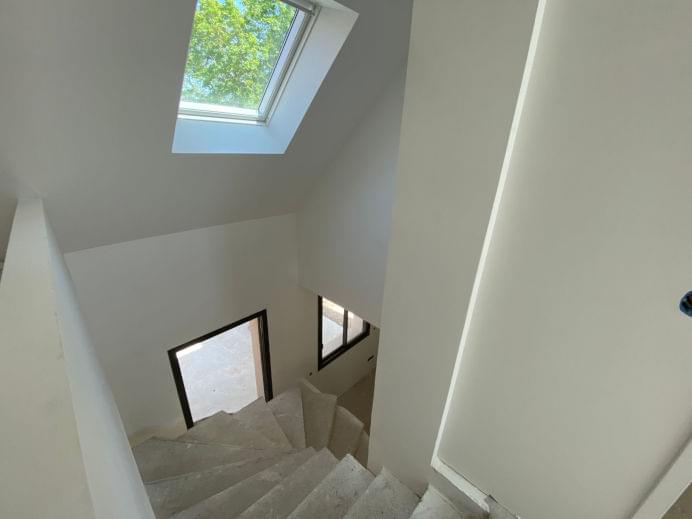 pomieszczenie po szpachlowaniu