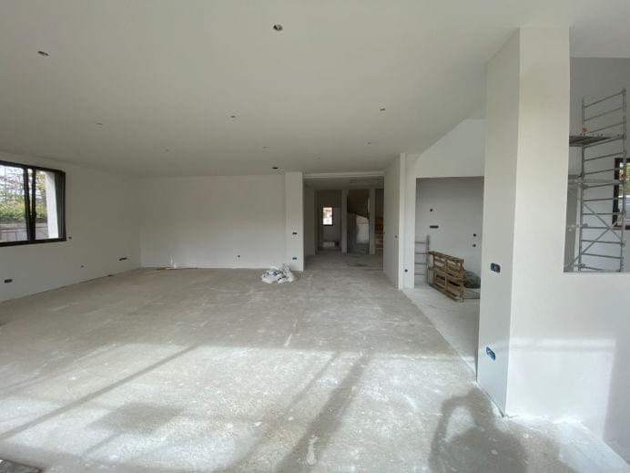 pomieszczenie po szpachlowaniu