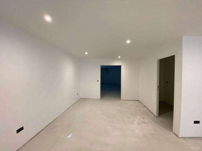 pomieszczenie po szpachlowaniu